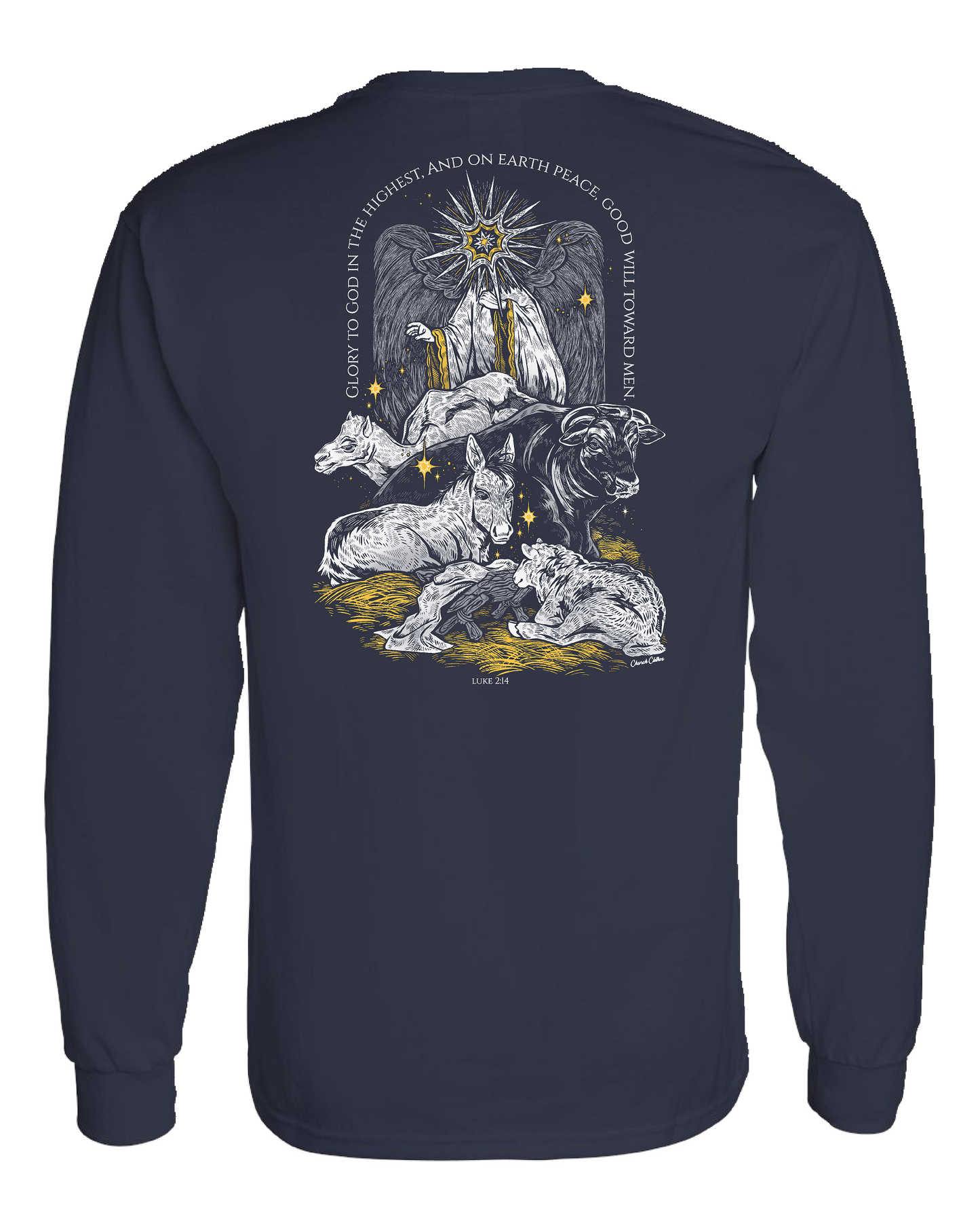 Gloria Nativity long sleeve tee