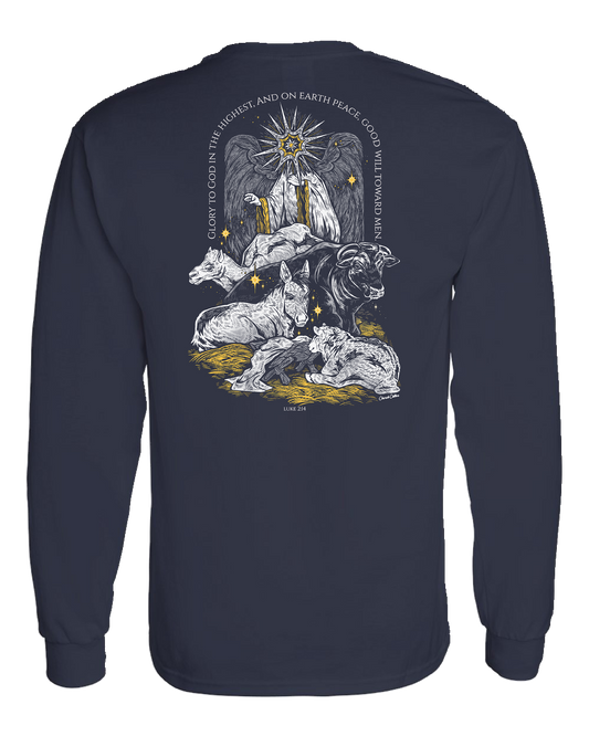 Gloria Nativity long sleeve tee